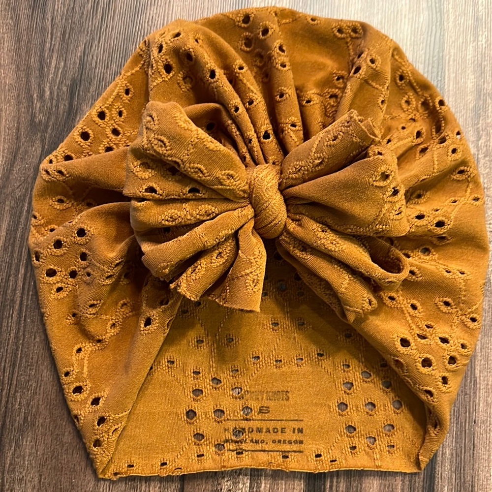 Bunny Knots Raga Bow Turban
